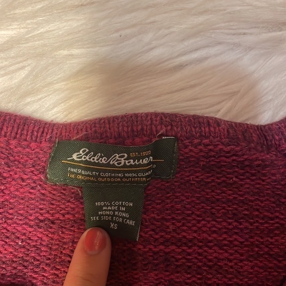EDDIE Bauer Button Up Sweater‎ - Picture 4 of 5